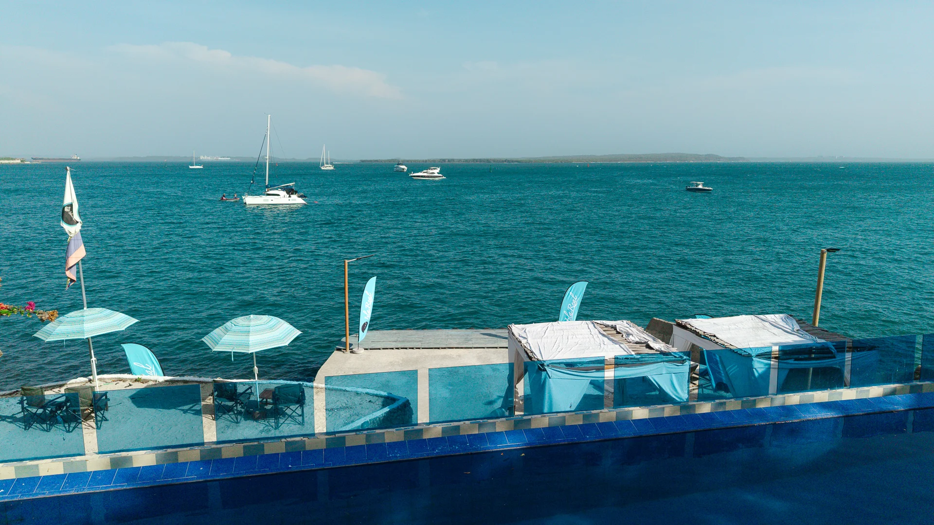 Vista desde la piscina